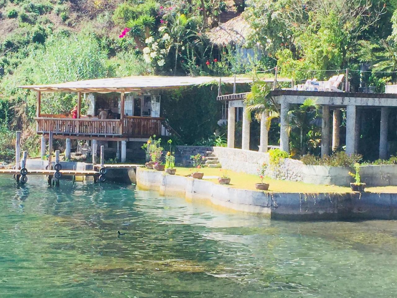 Lake Front Cabin At Los Elementos Santa Cruz La Laguna Exteriör bild